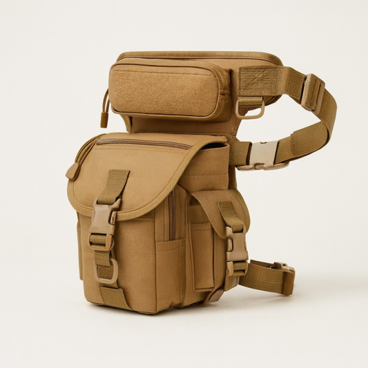 Sac tactique de cuisse pour un rangement mains libres