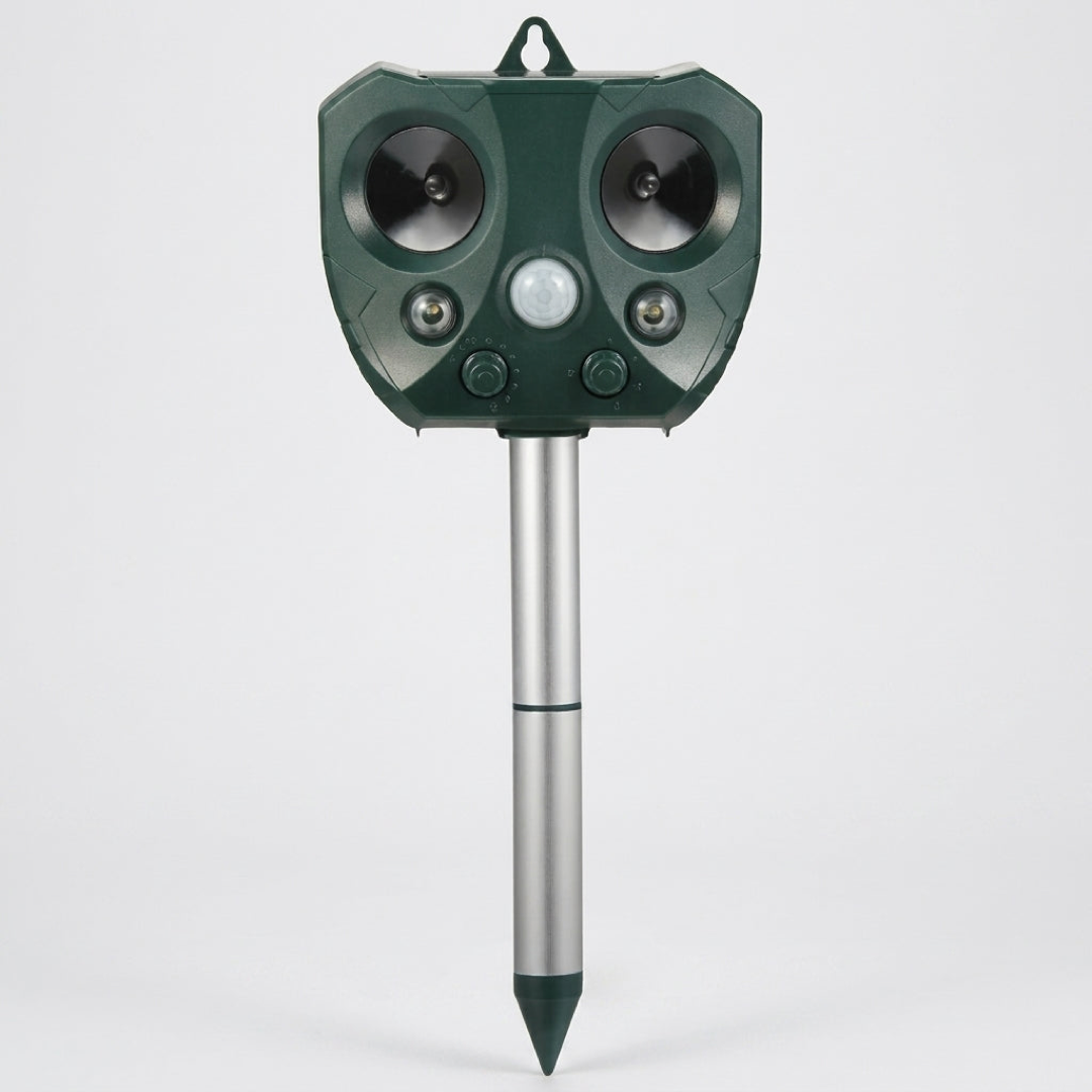 Solar-Powered Pest Deterrent for Comfortable Outdoor Spaces