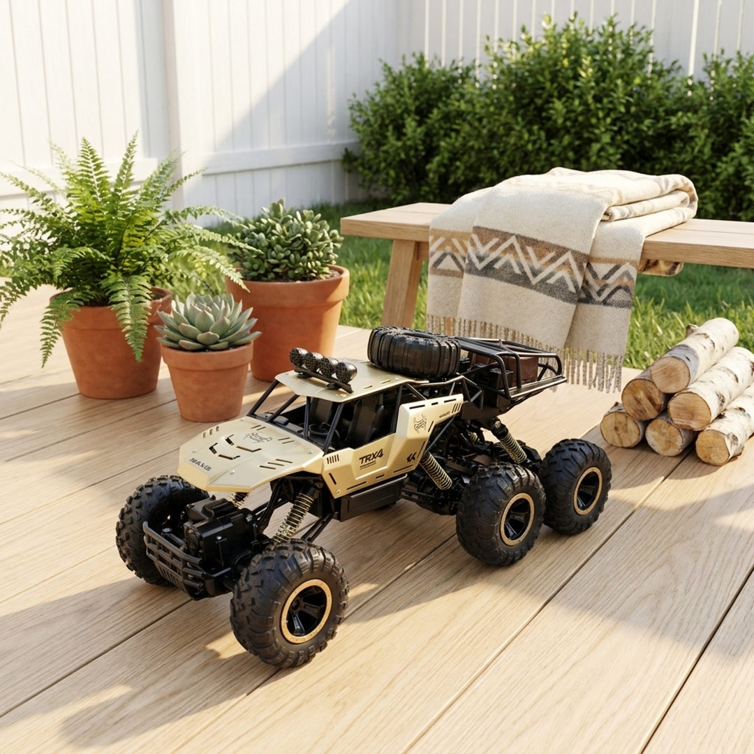 Camión monstruo RC todoterreno para juego resistente