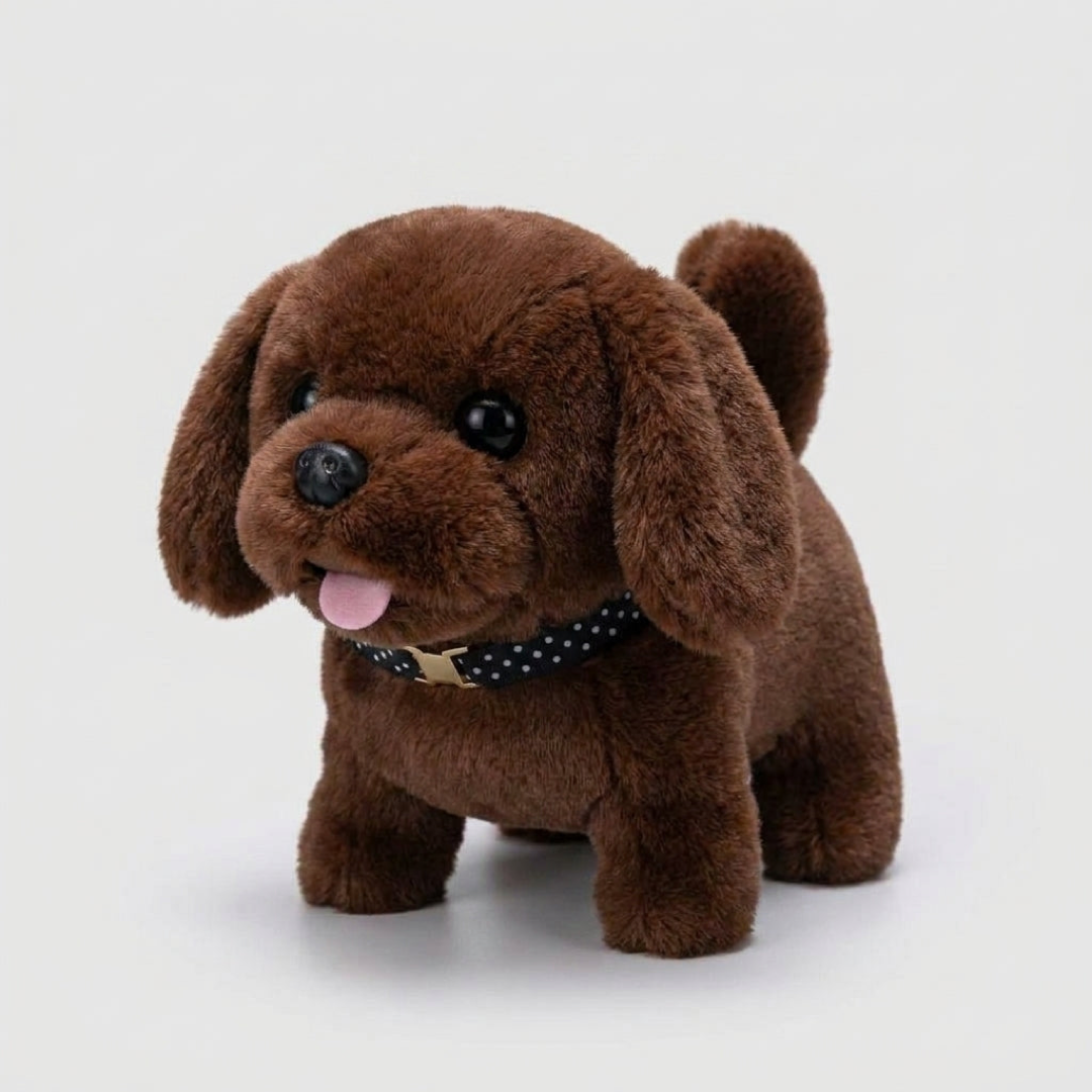 Lopende Pluche Puppy voor Schermvrije Spelletjes