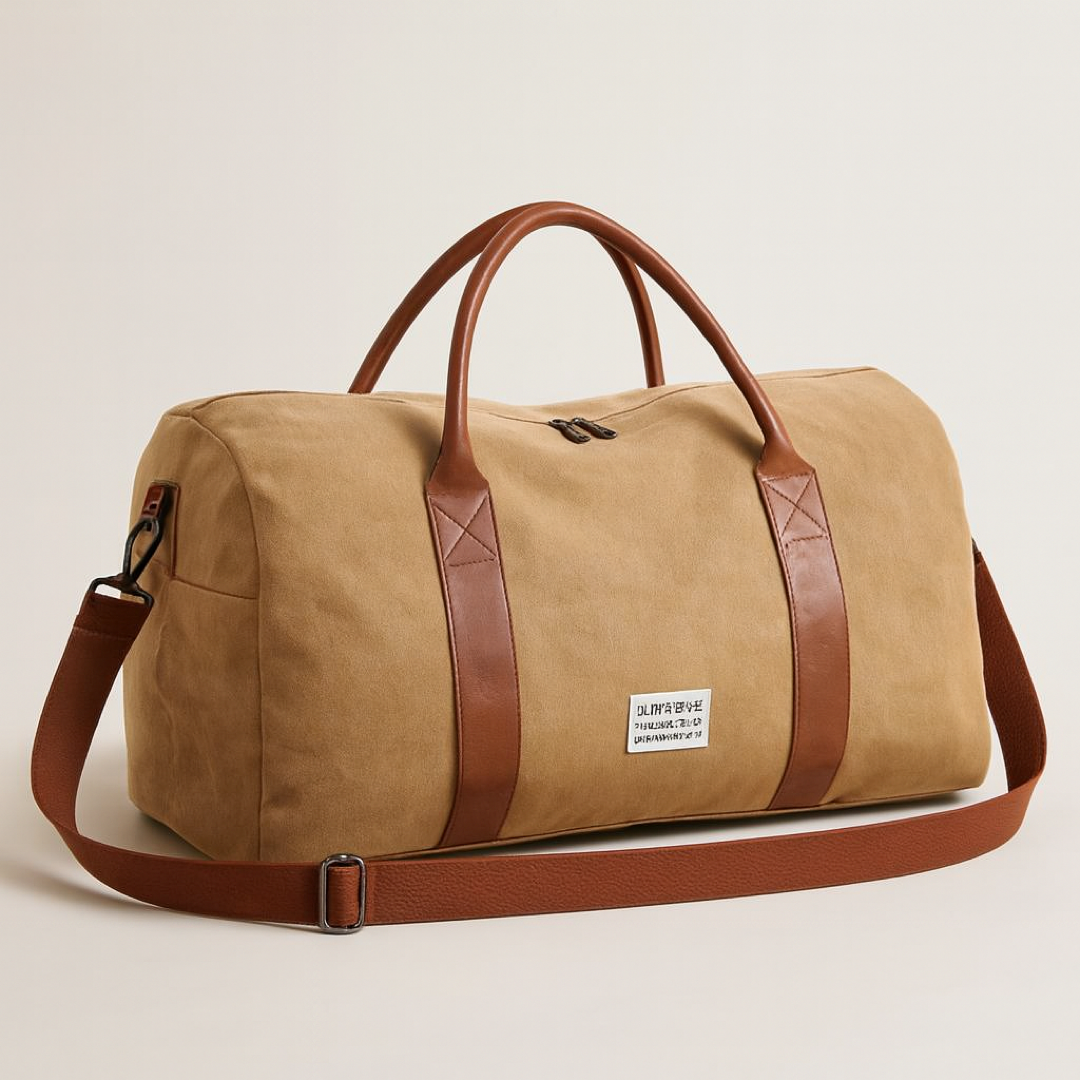 Gewassen Canvas Duffel voor Moeiteloos Inpakken