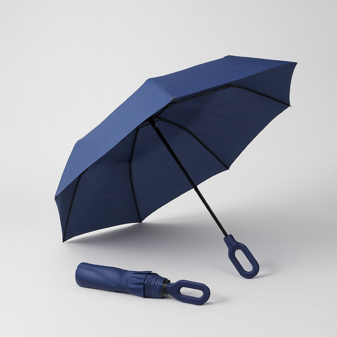 Automatischer windfester Regenschirm für alle Wetterlagen