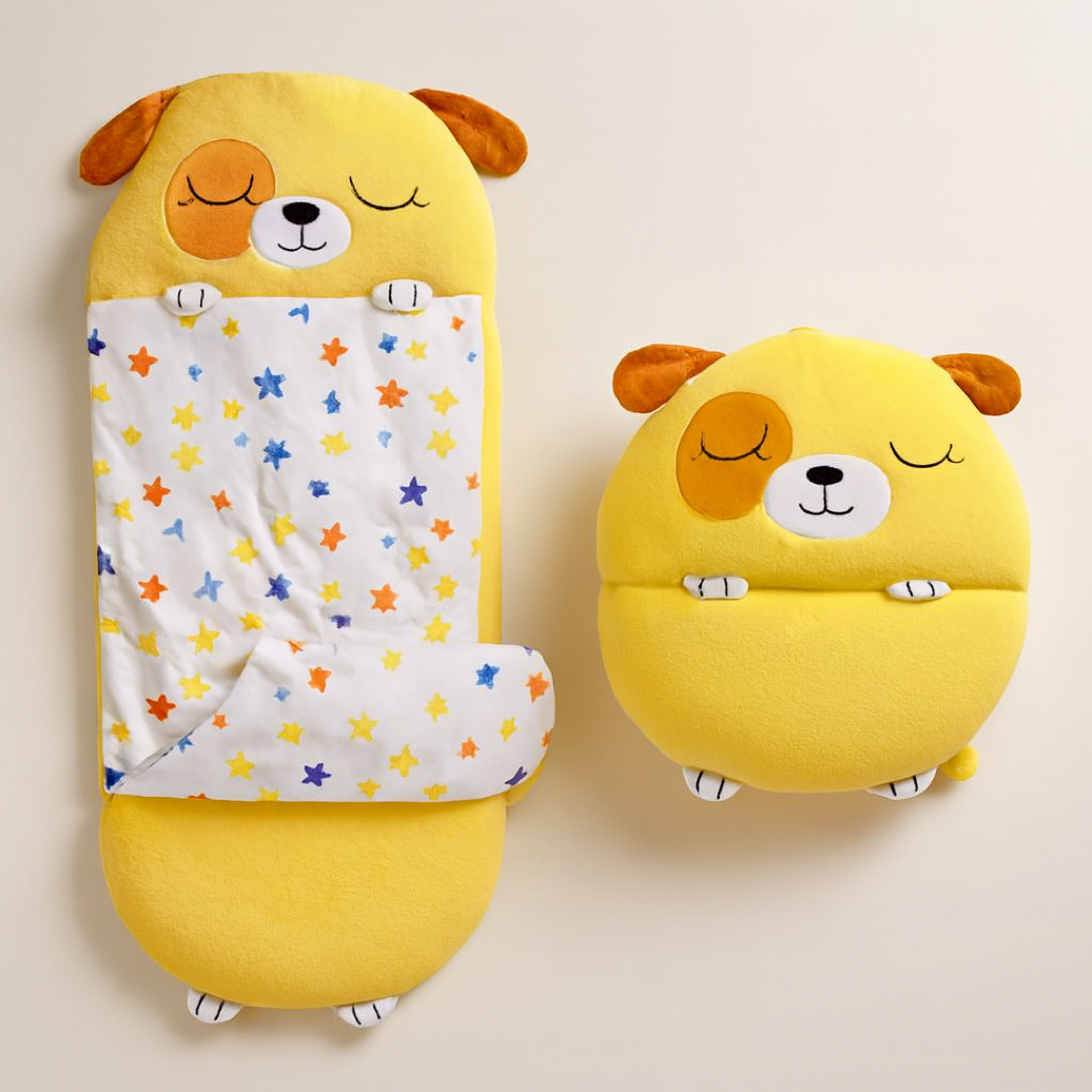 Verwandelbarer Kuschelfreund für Nickerchen und Spiel