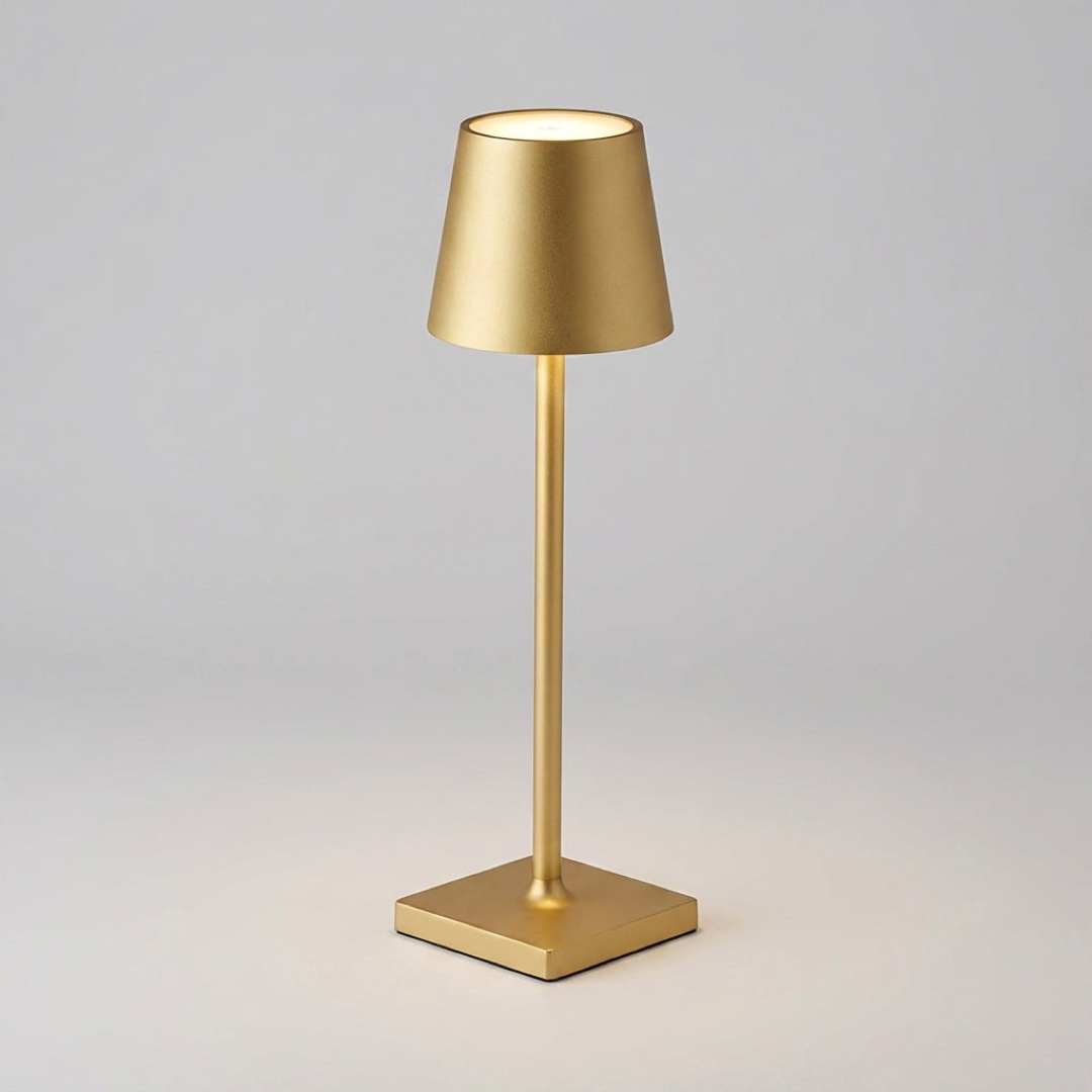 Lámpara de mesa LED inalámbrica con brillo ajustable