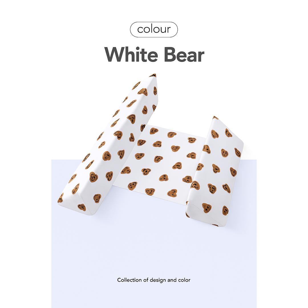 Almohada ajustable de soporte para bebés para comodidad suave
