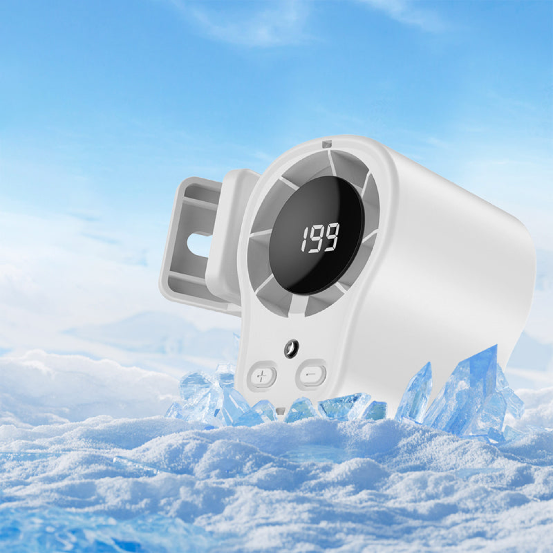 Ventilador personal LED para enfriamiento manos libres en viaje