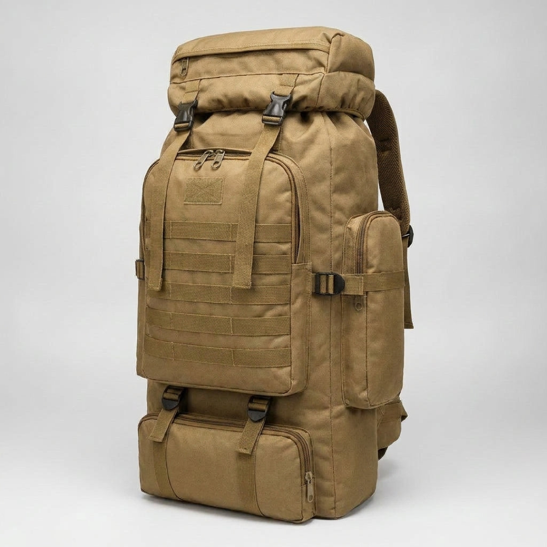 Mochila de senderismo de 40L para equipo seco y organizado