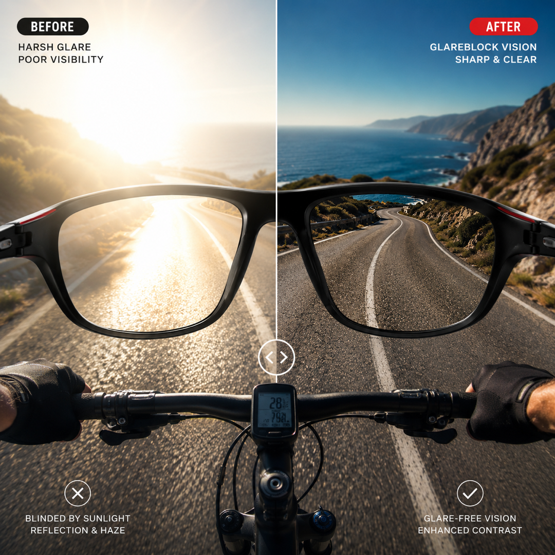 Lunettes de sport polarisées pour une vision extérieure plus claire
