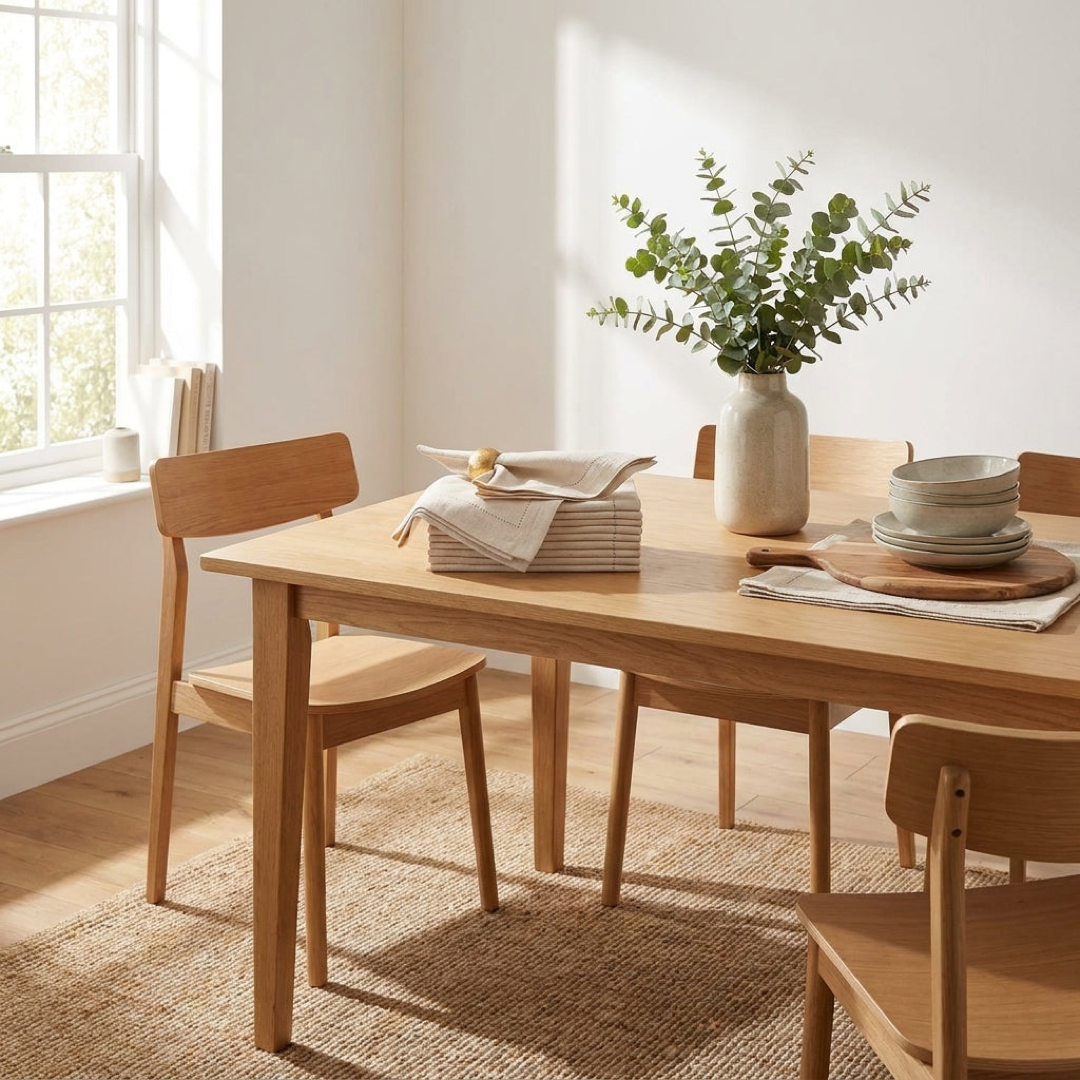 Leinenservietten mit Saumstich für elegantes Essen – 6er Set