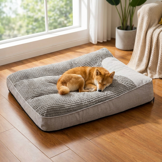 Geräumiges Hundebett mit Rand für erholsamen Schlaf