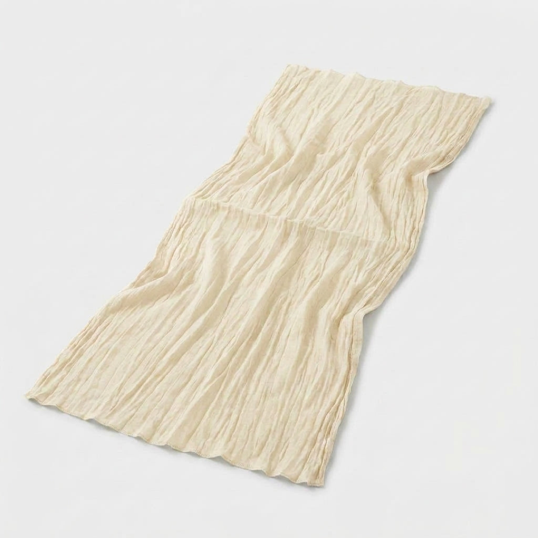 GAUZELLE – Cotton Gauze Table Runner