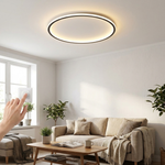 Lampada da soffitto LED nordica per un comfort visivo delicato
