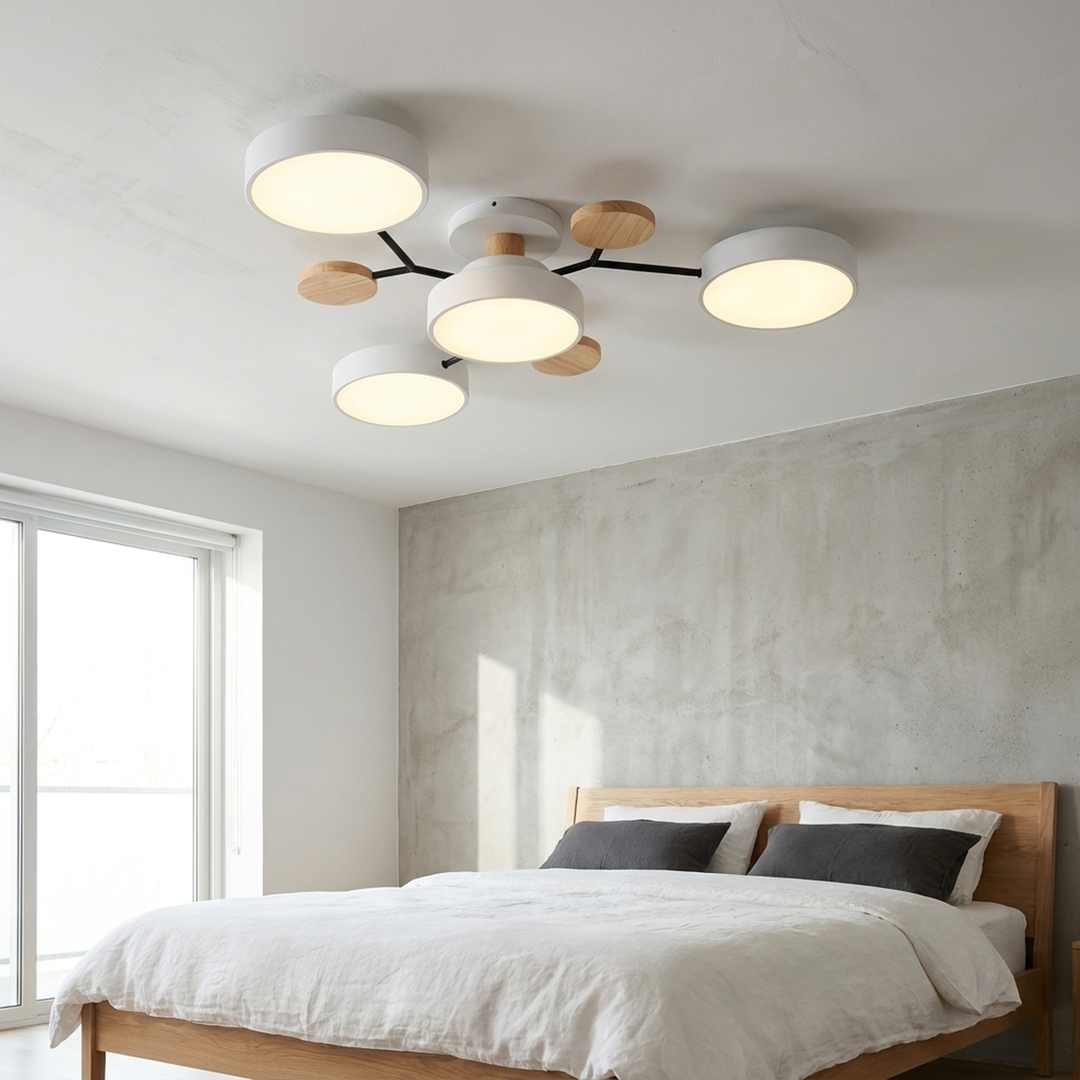 Luz de techo LED minimalista – brillo que ahorra espacio