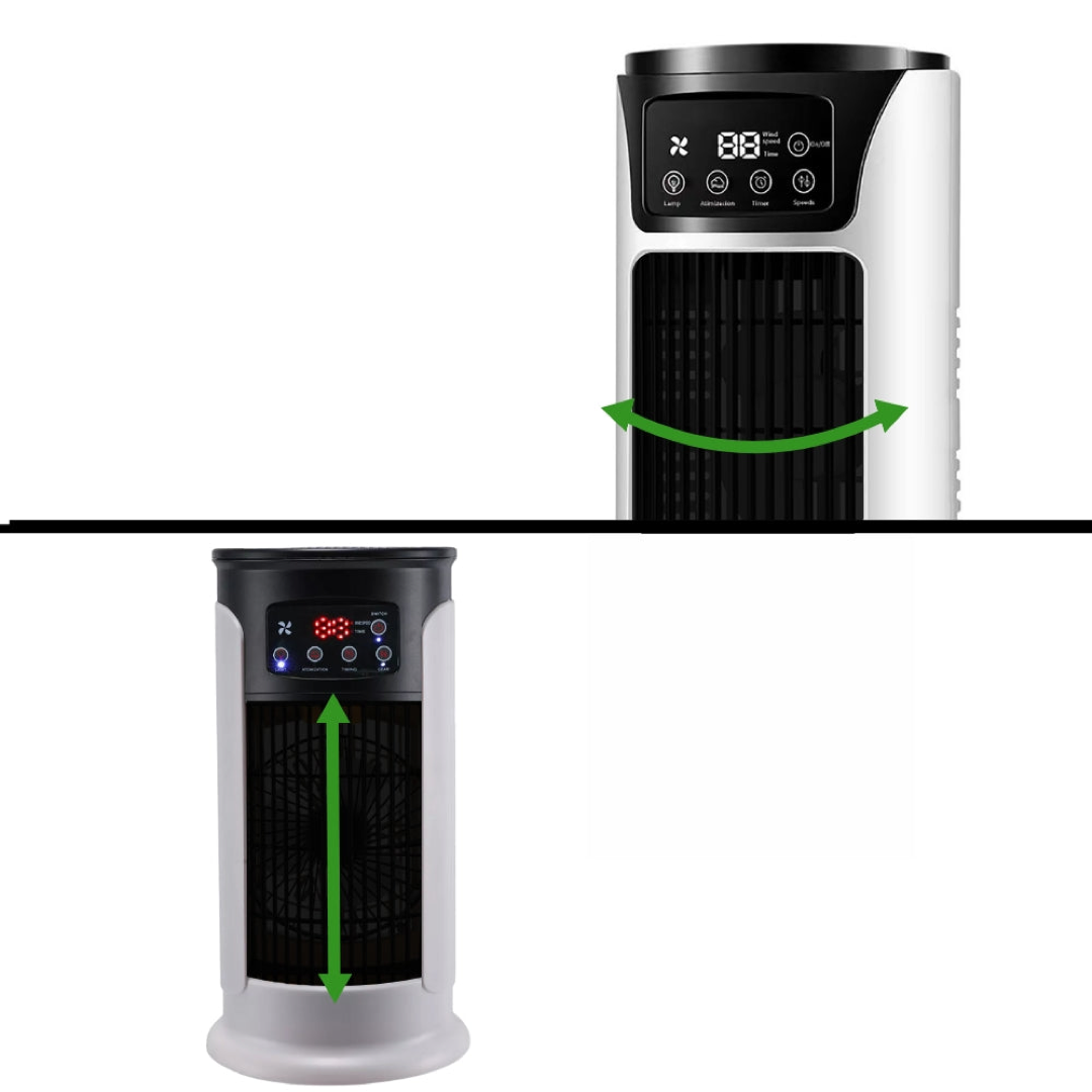 Draagbare aircooler voor stille kamercomfort