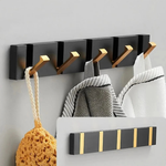 Gancho de pared abatible para almacenamiento sin desorden
