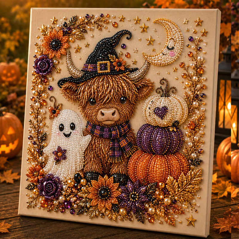 Set de artă cu mărgele, cu tematică de Halloween, pentru decorațiuni festive