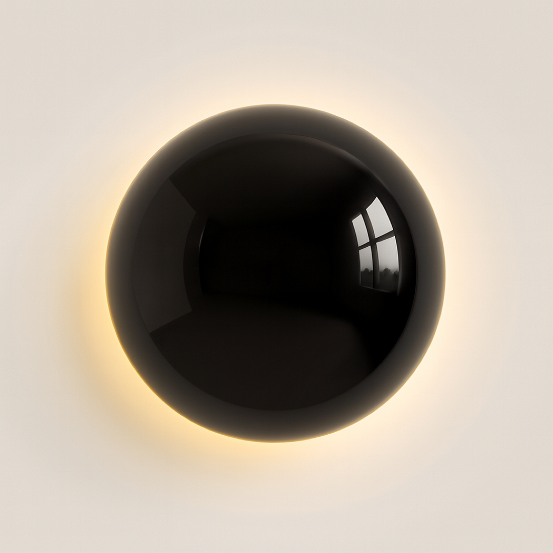 Eclipse-Wandlampe – warme künstlerische Atmosphäre