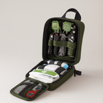 Botiquín de primeros auxilios MOLLE compacto para preparación al aire libre