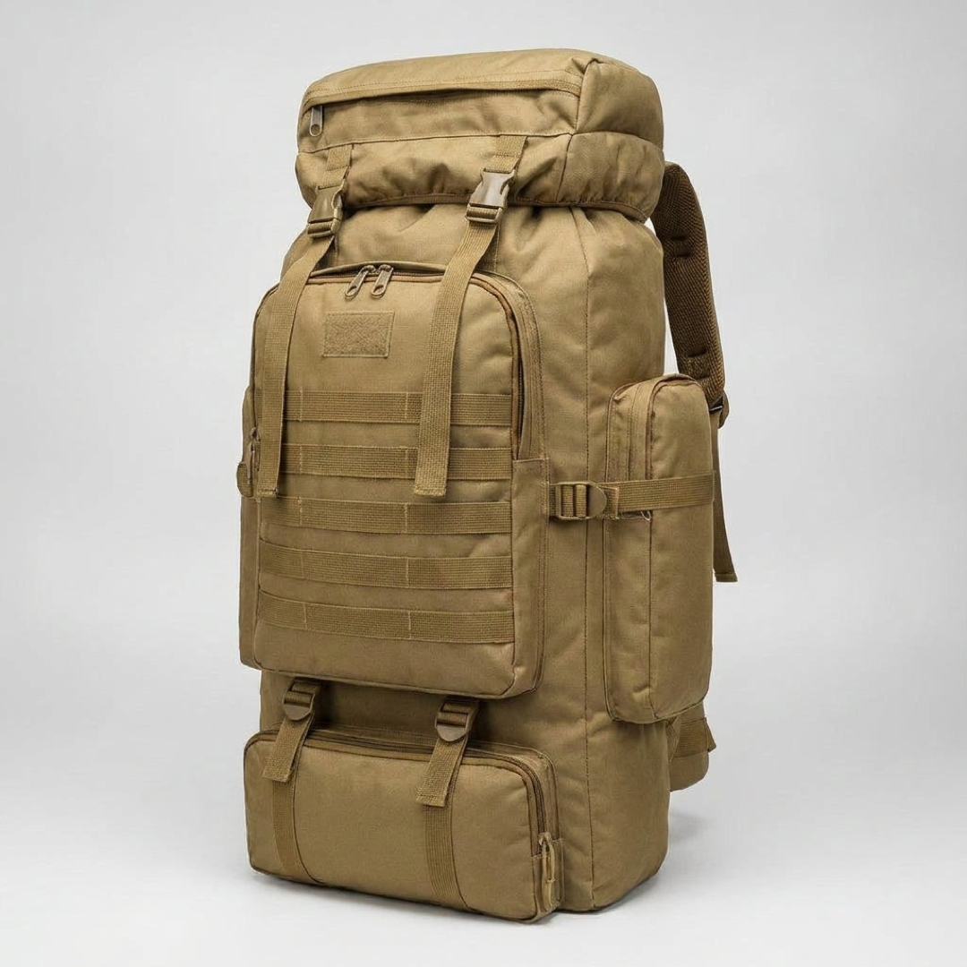 Mochila de senderismo de 40L para equipo seco y organizado
