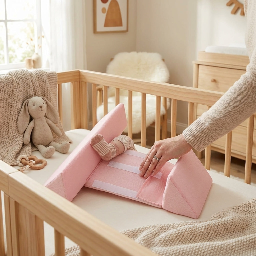 Almohada ajustable de soporte para bebés para comodidad suave