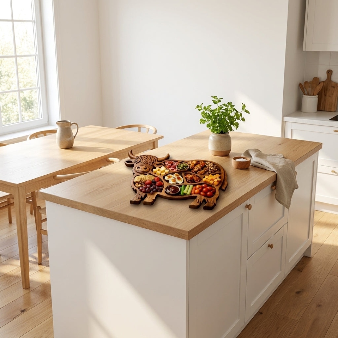 Decorative Farmhouse Serving Board for Cozy Gatherings
