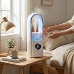 Ventilator fără pale, cu umidificare, pentru confort mai sigur