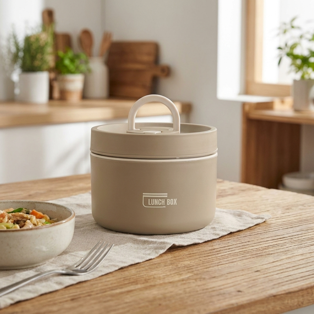 Lunch box isolato impilabile per pasti caldi