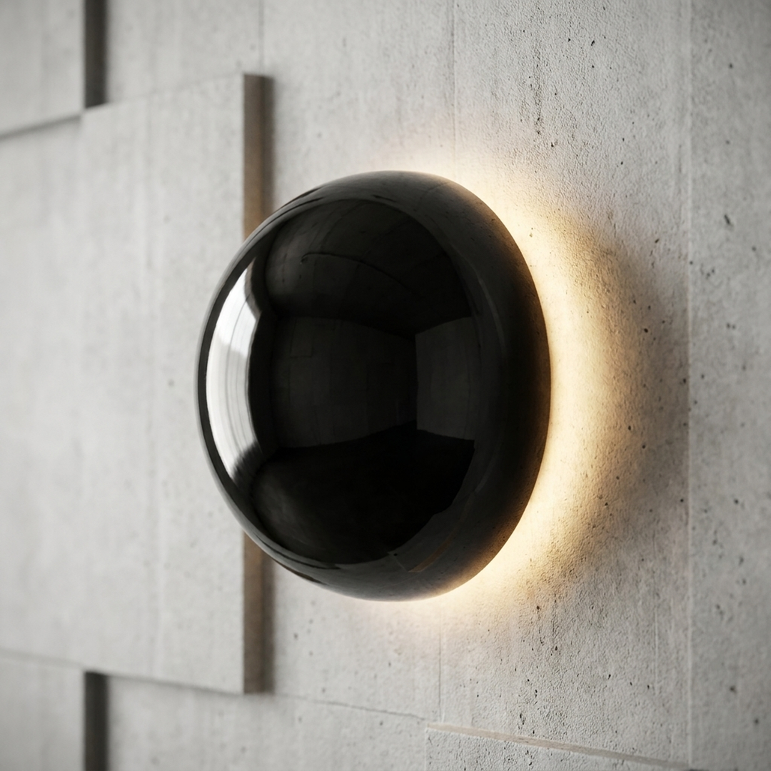 Eclipse-Wandlampe – warme künstlerische Atmosphäre