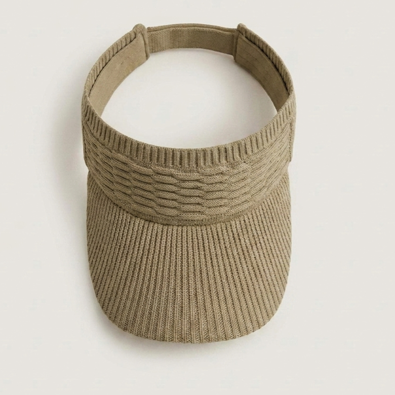 Airy Knit Sun Visor for Cool Shade