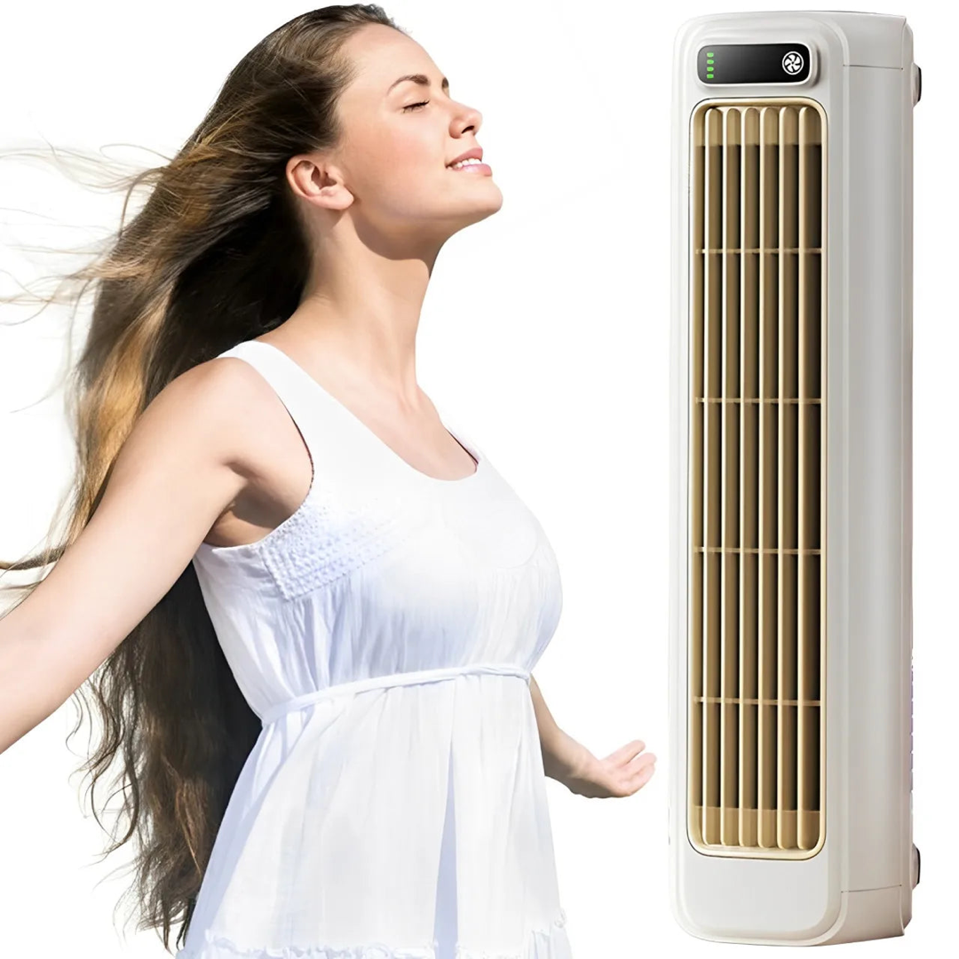 Oplaadbare draagbare ventilator voor stille verkoeling