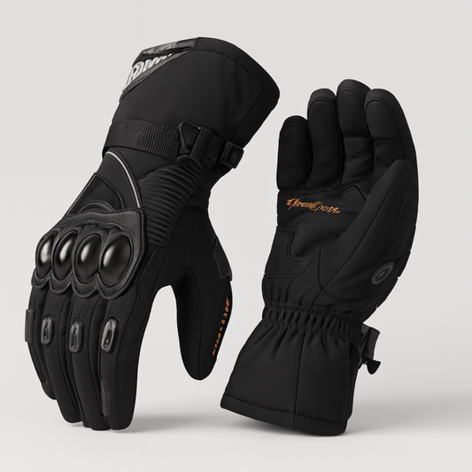 Gefütterte Motorradhandschuhe für warme und komfortable Fahrten