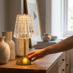 Kabellose Kristalllampe für warme Atmosphäre