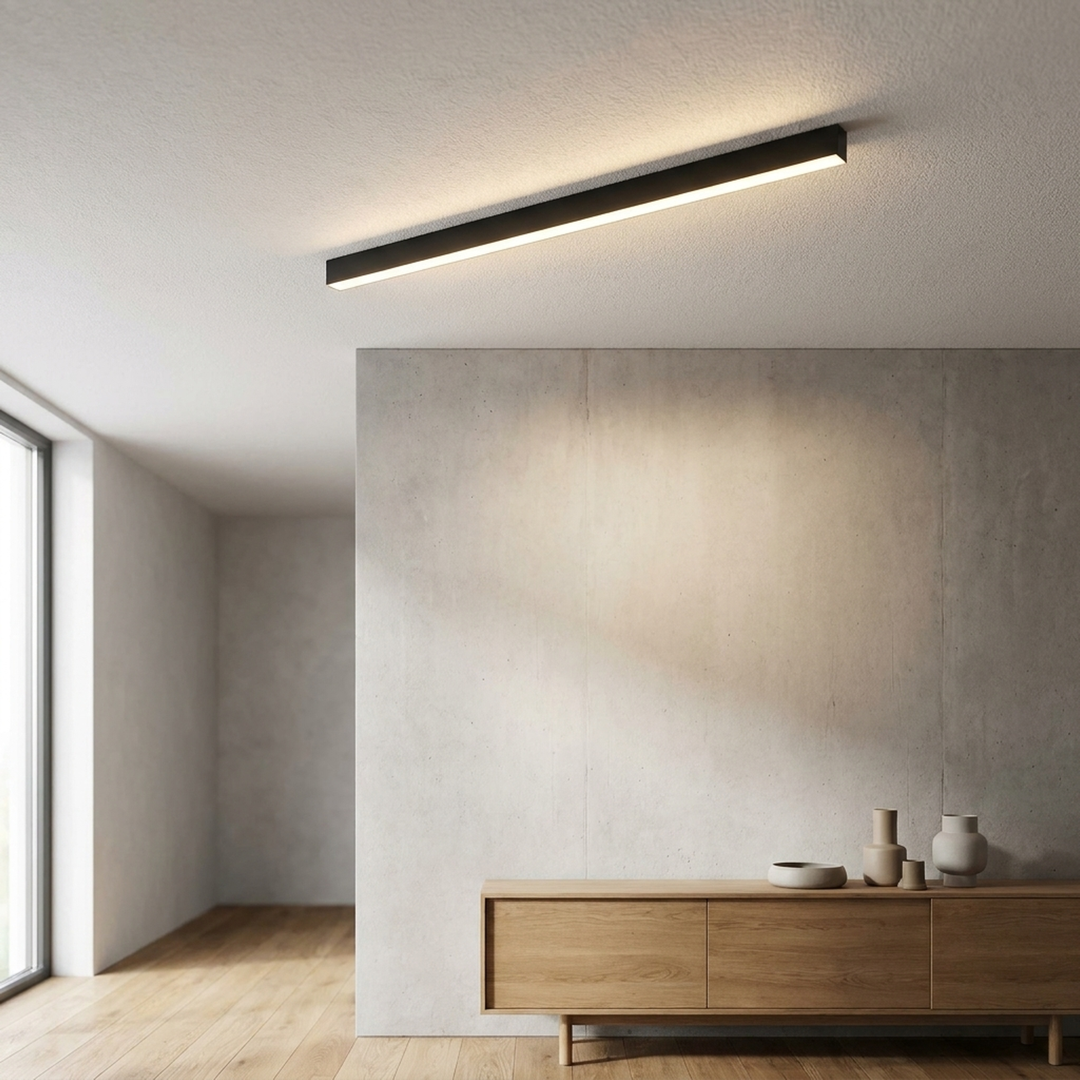 Scandinavische LED-plafondlamp voor heldere verlichting  