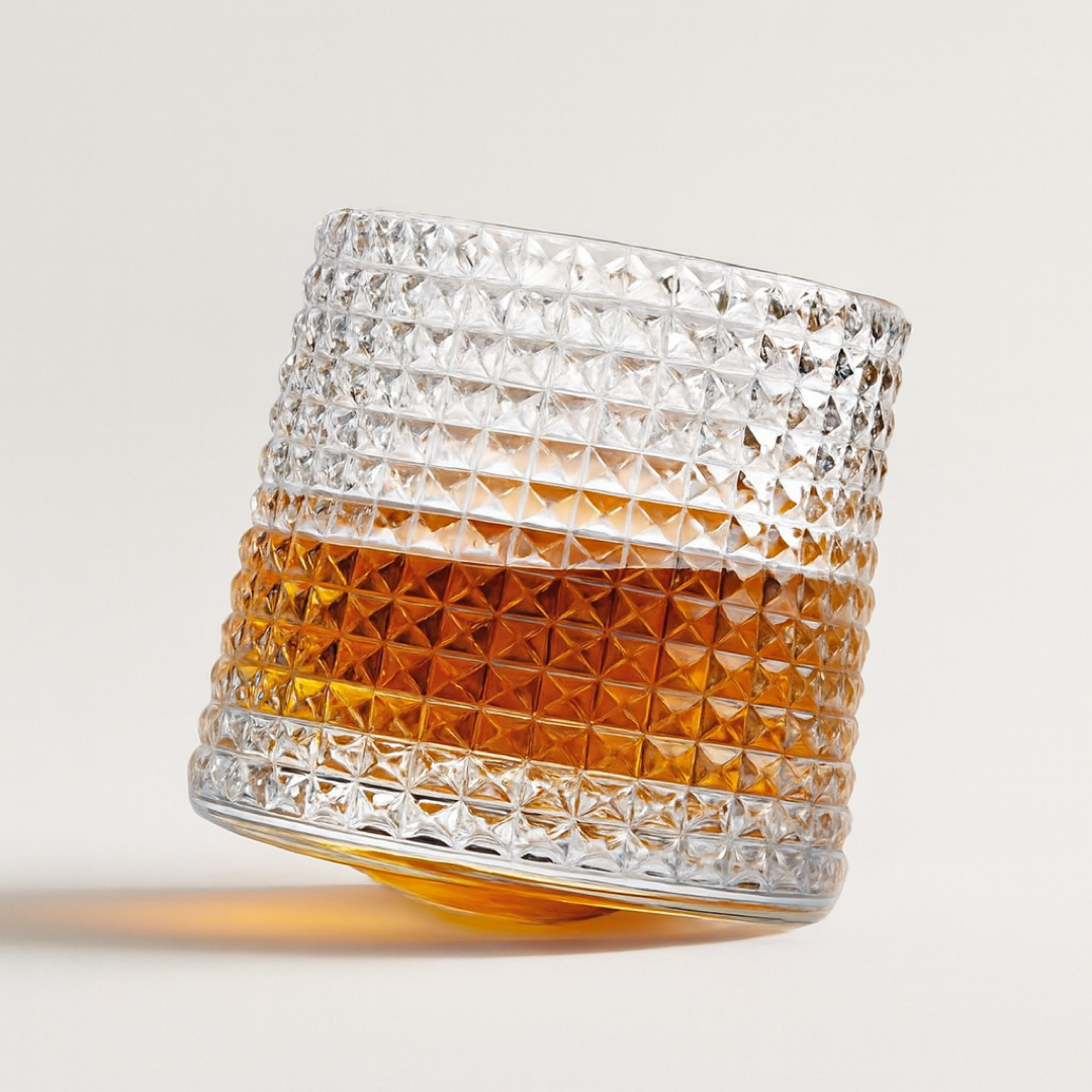 Kristallwirbel-Whiskygläser für intensiveren Geschmack