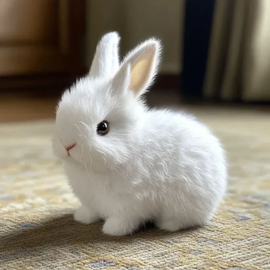 Animovaný plyšový králíček pro poutavou hru
