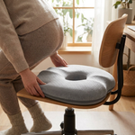 Cojín de asiento contorneado de espuma viscoelástica con funda lavable  