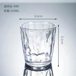 Vasos transparentes cristalinos para sorbos sin preocupaciones