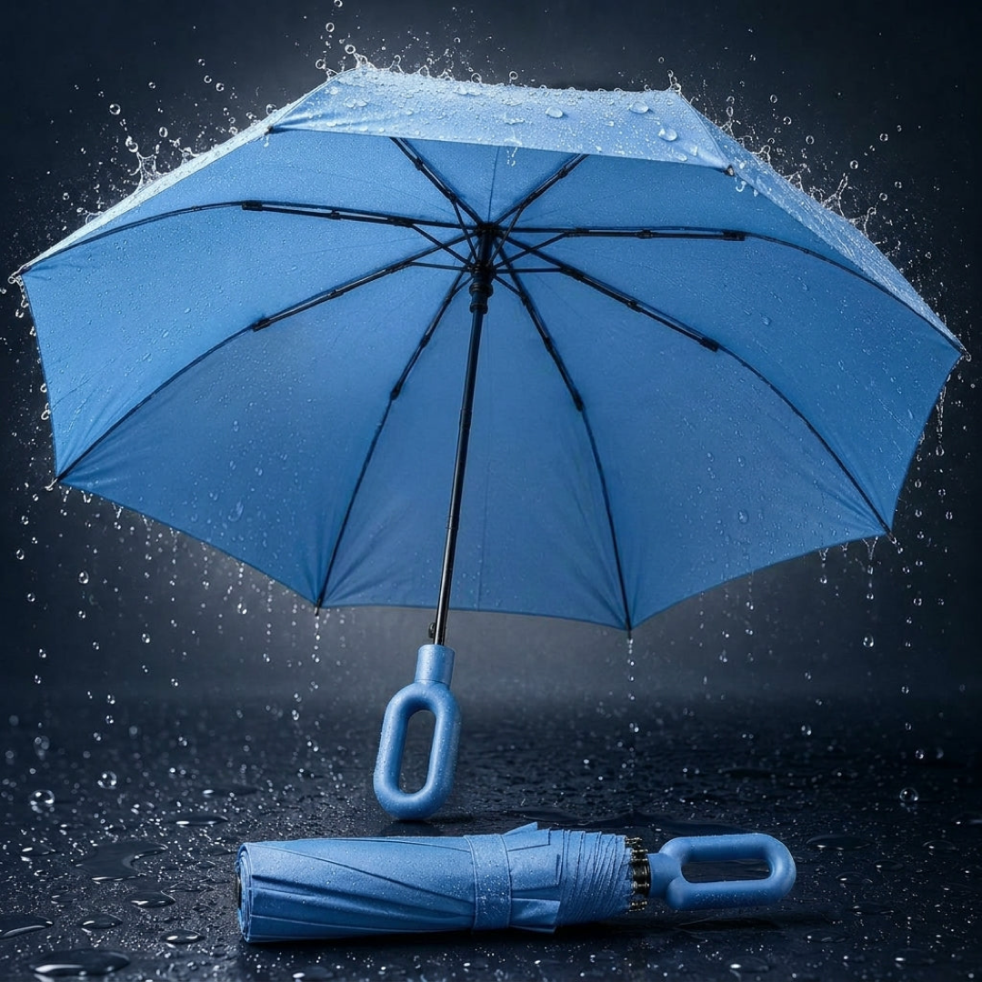 Automatischer windfester Regenschirm für alle Wetterlagen