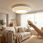 Lampada da soffitto a LED a doppio anello – atmosfera regolabile