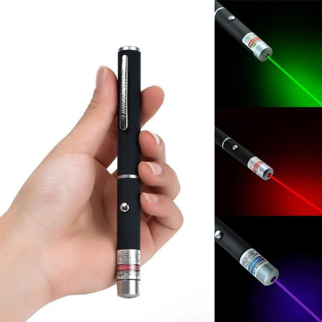 Indicator laser tricolor pentru indicare clară