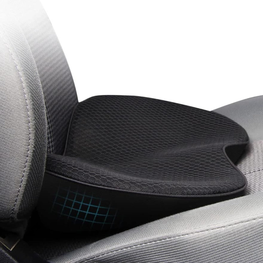 Cuscino in memory foam per guidatore per una migliore visibilità
