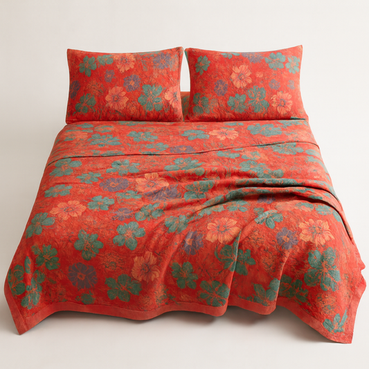 Boheemse katoenen mousseline quilt voor comfort het hele jaar door