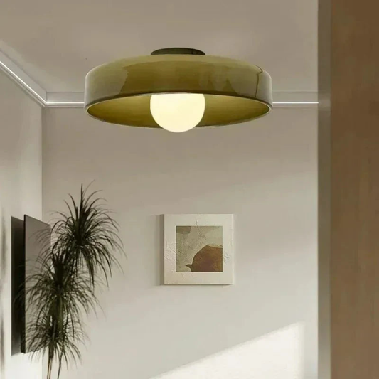 Plafonnier en verre nordique pour une ambiance réglable