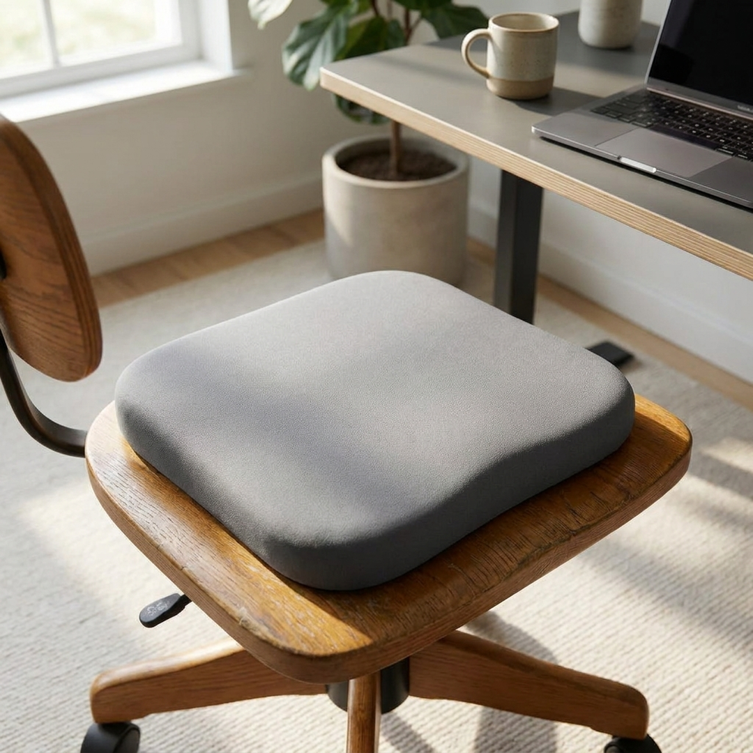 Cojín de asiento ergonómico de espuma viscoelástica