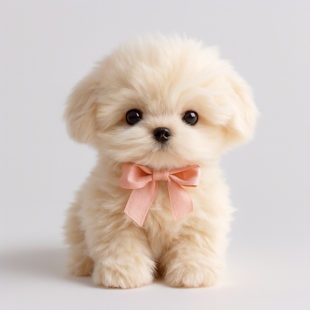 Buigbare pluchen puppy voor creatief spel