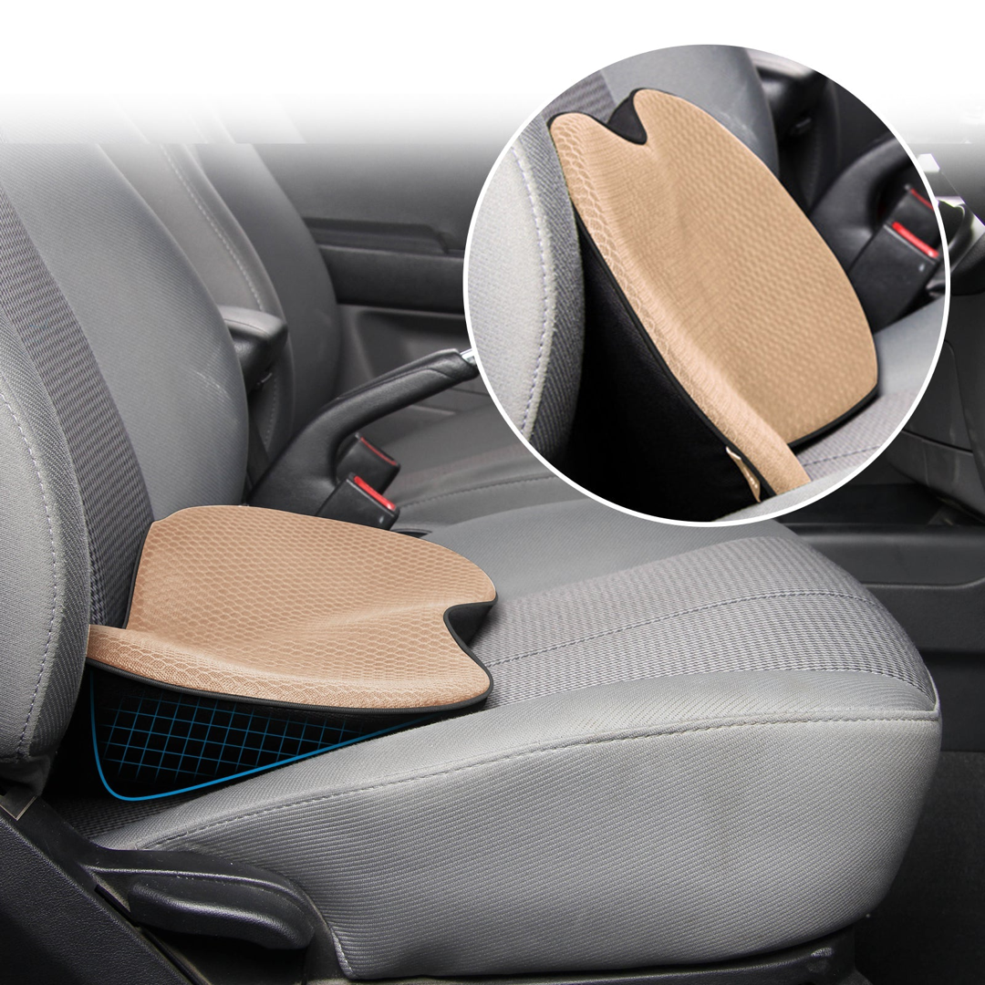 Cuscino in memory foam per guidatore per una migliore visibilità