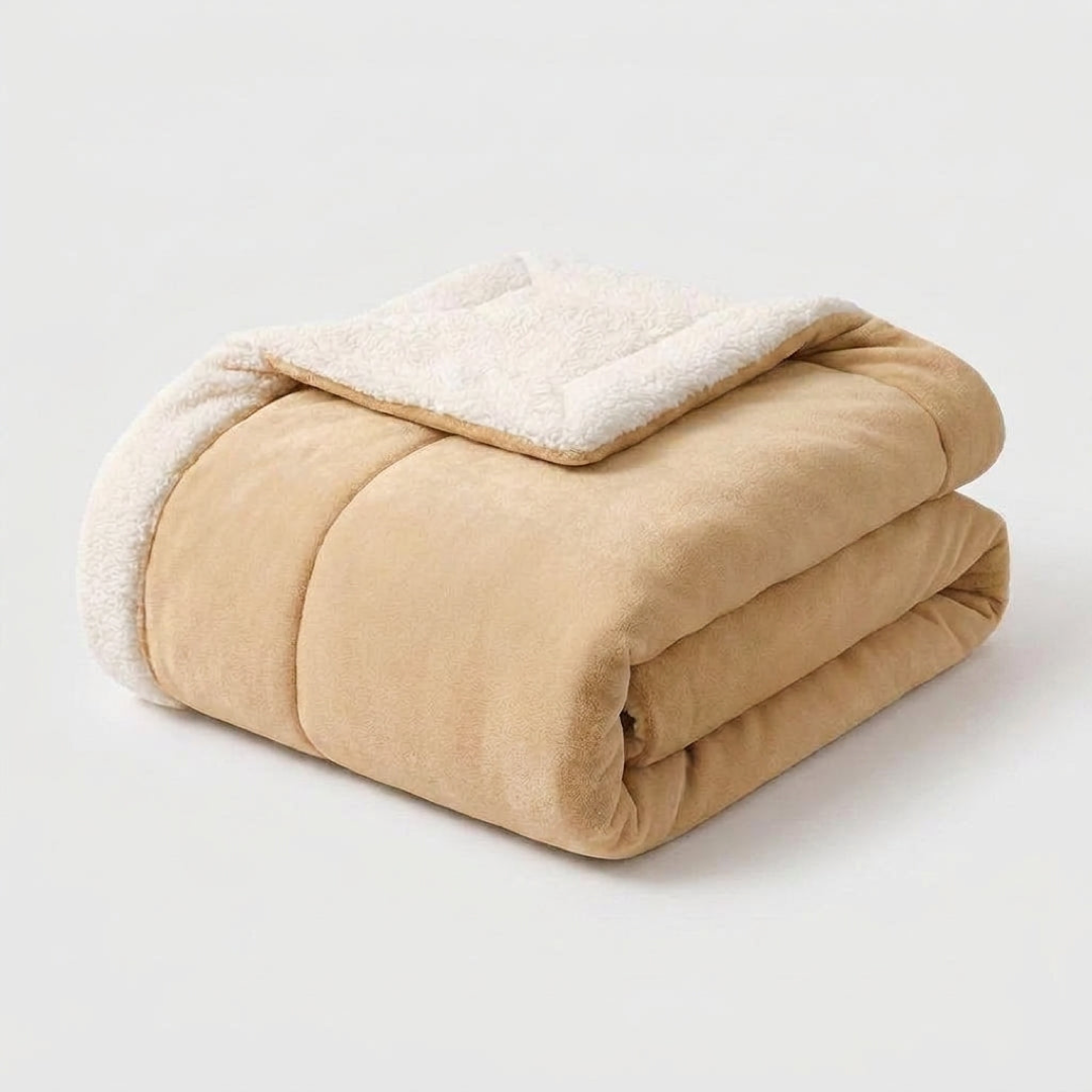 Pluche fleece deken voor blijvende warmte