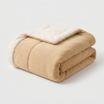 Pluche fleece deken voor blijvende warmte