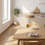 Set de table en rotin tressé pour protection contre la chaleur