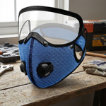 Verstelbaar koolstoffiltermasker voor stoffige klussen